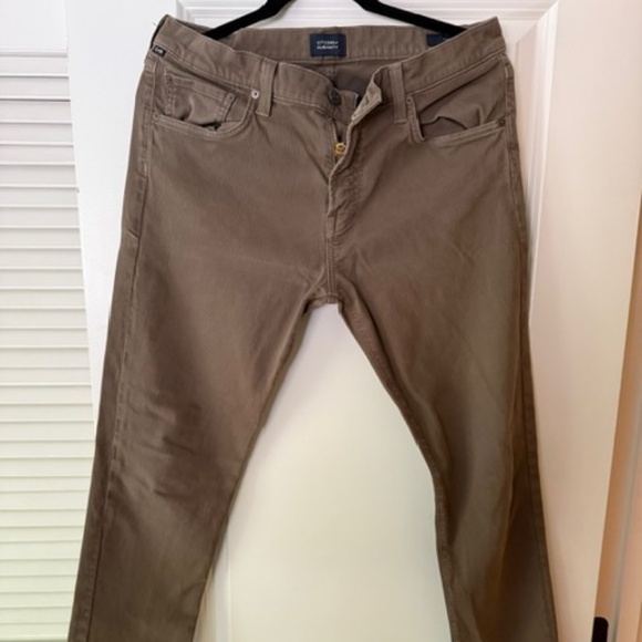 Citizens of Humanity, "The Londoner" Corduroy Brown Mens Pants 33 x 32 - Picture 1 of 3